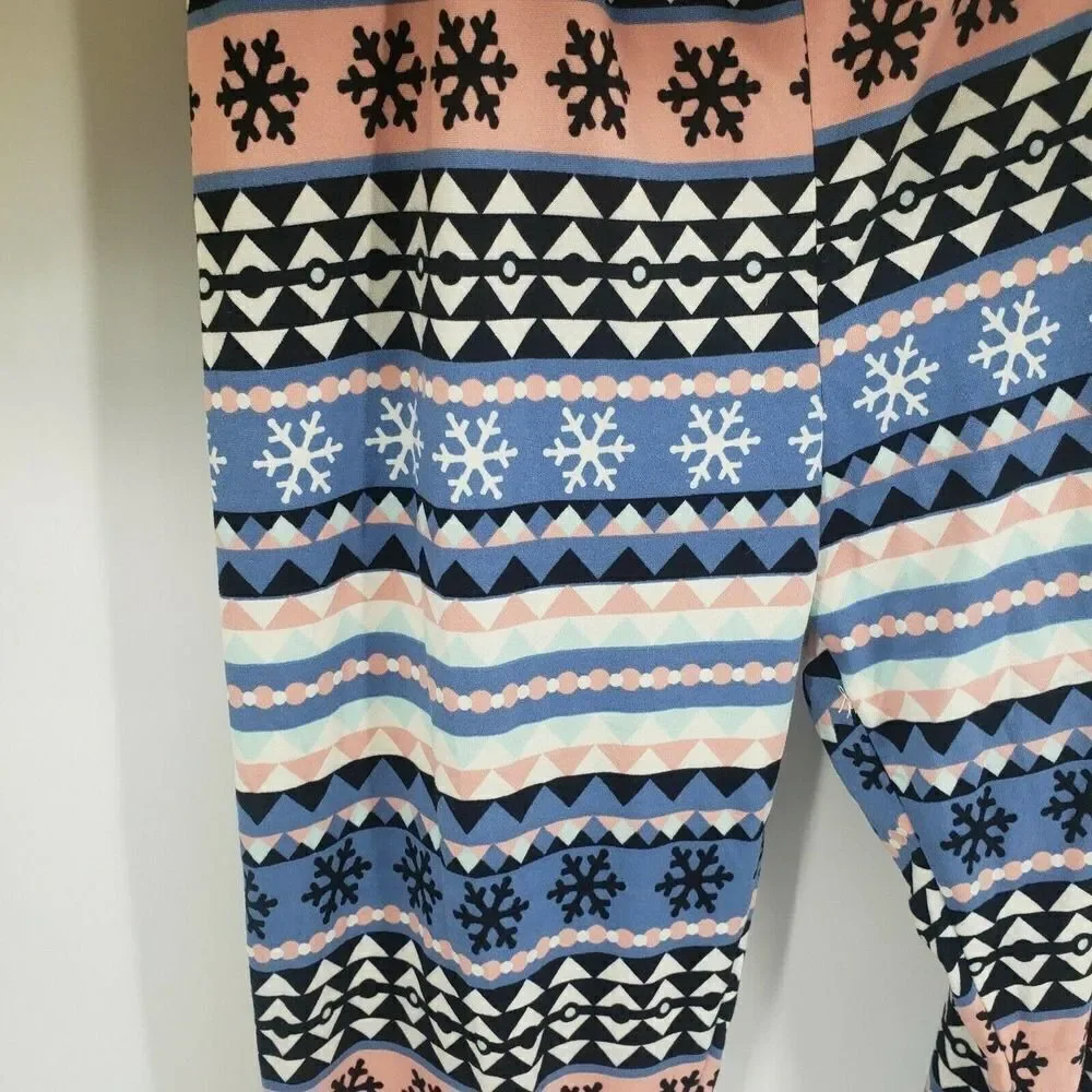 Girls‎ 14 16 2 Piece Outfit Set Sherpa Hoodie Sweatshirt and Leggings Snowflake